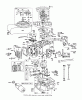 Toro 56108 - 32" Sportsman Recoil, 1972 (2000001-2999999) Ersatzteile ENGINE BRIGGS & STRATTON MODEL NO. 170702-1203 RECOIL START