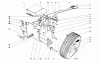 Toro 56108 - 32" Sportsman Recoil, 1972 (2000001-2999999) Ersatzteile FRONT AXLE AND WHEEL ASSEMBLY