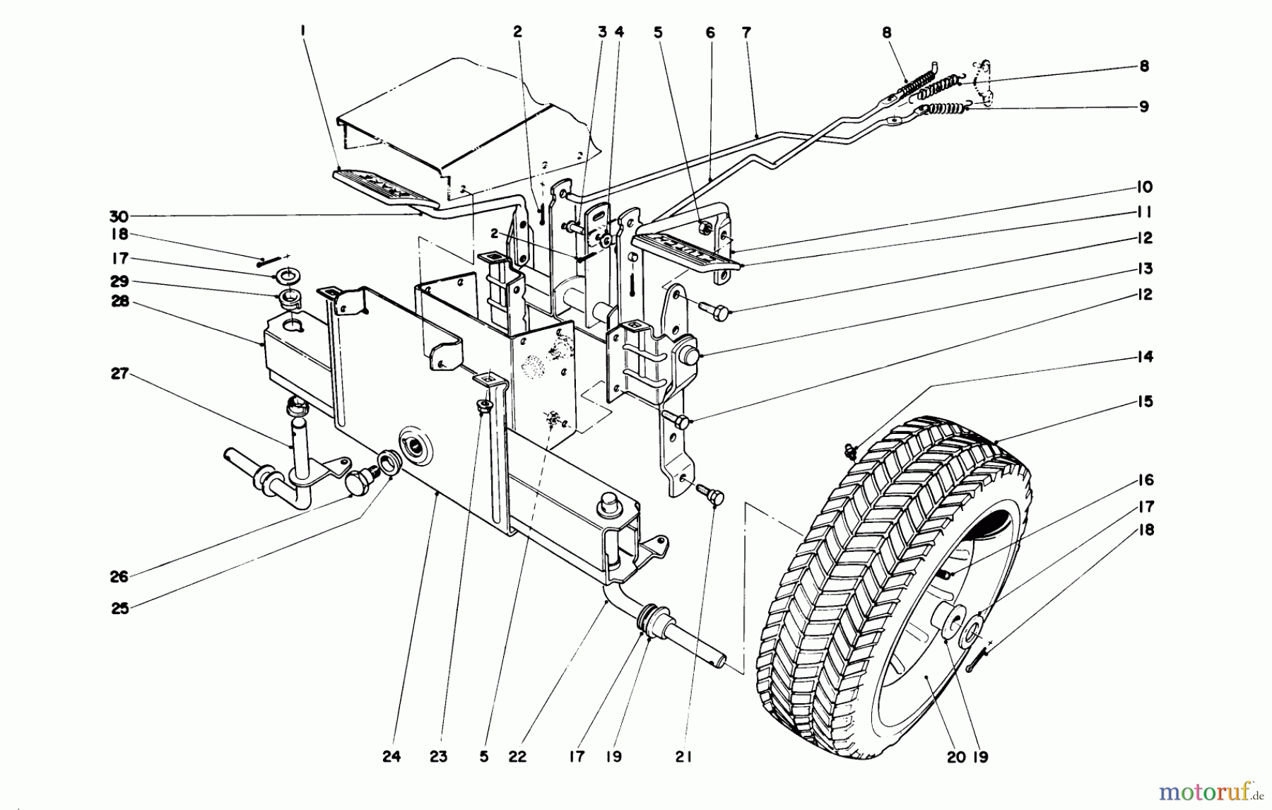 Toro Neu Mowers, Rear-Engine Rider 56108 - Toro 32