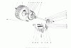 Toro 56108 - 32" Sportsman Recoil, 1972 (2000001-2999999) Ersatzteile REAR AXLE ASSEMBLY