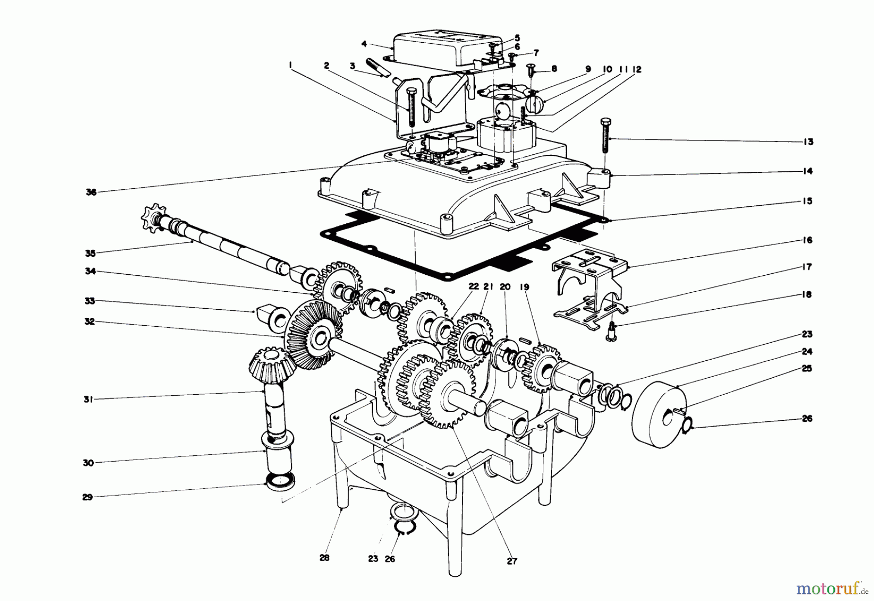  Toro Neu Mowers, Rear-Engine Rider 56173 - Toro 32