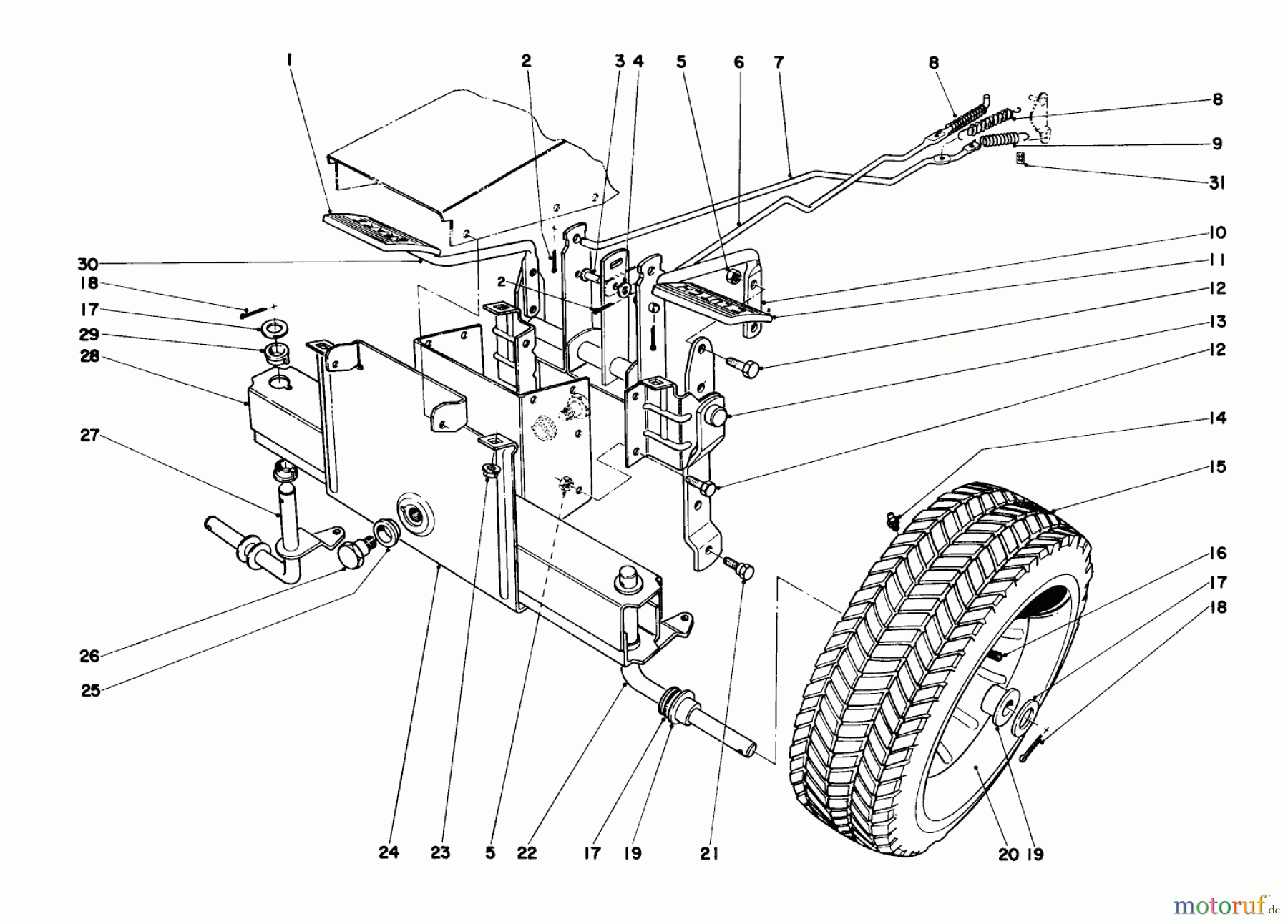 Toro Neu Mowers, Rear-Engine Rider 56108 - Toro 32
