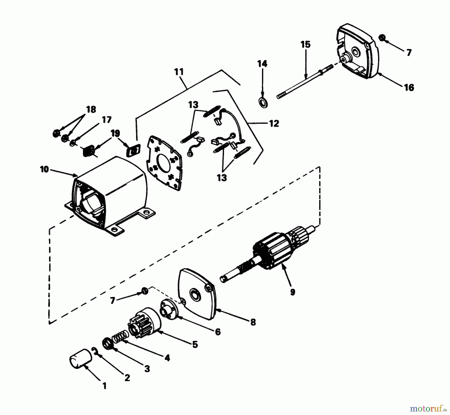 Toro Neu Mowers, Rear-Engine Rider 56123 (8-25) - Toro 8-25 Rear Engine Rider, 1989 (9000001-9999999) 12 VOLT ELECTRIC STARTER NO. 33605 (MODEL 56127)