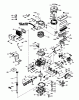 Toro 56123 (8-25) - 8-25 Rear Engine Rider, 1989 (9000001-9999999) Ersatzteile ENGINE TECUMSEH MODEL NO. TVXL195-150217 (MODEL 56123)