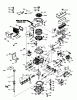 Toro 56123 (8-25) - 8-25 Rear Engine Rider, 1989 (9000001-9999999) Ersatzteile ENGINE TECUMSEH MODEL NO. TVXL195-150218 (MODEL 56127)
