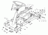 Toro 56123 (8-25) - 8-25 Rear Engine Rider, 1989 (9000001-9999999) Ersatzteile FRAME ASSEMBLY