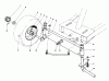 Toro 56123 (8-25) - 8-25 Rear Engine Rider, 1989 (9000001-9999999) Ersatzteile FRONT AXLE ASSEMBLY