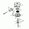 Toro 56123 (8-25) - 8-25 Rear Engine Rider, 1989 (9000001-9999999) Ersatzteile REWIND STARTER 590633 (MODEL 56123)