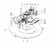 Toro 56125 (7-25) - 7-25 Rear Engine Rider, 1982 (2000001-2999999) Ersatzteile BLADE DRIVE ASSEMBLY