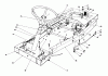 Toro 56125 (7-25) - 7-25 Rear Engine Rider, 1982 (2000001-2999999) Ersatzteile FRAME ASSEMBLY