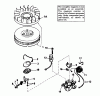 Toro 56125 (7-25) - 7-25 Rear Engine Rider, 1982 (2000001-2999999) Ersatzteile MAGNETO NO. 611043