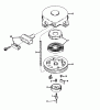 Toro 56125 (7-25) - 7-25 Rear Engine Rider, 1982 (2000001-2999999) Ersatzteile REWIND STARTER NO. 590420