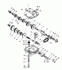 Toro 56125 (7-25) - 7-25 Rear Engine Rider, 1982 (2000001-2999999) Ersatzteile TRANSMISSION ASSEMBLY NO. 44-7200