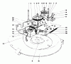 Toro 56125 (7-25) - 7-25 Rear Engine Rider, 1983 (3000001-3999999) Ersatzteile BLADE DRIVE ASSEMBLY