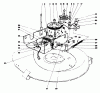 Toro 56125 (7-25) - 7-25 Rear Engine Rider, 1984 (4000001-4999999) Ersatzteile BLADE DRIVE ASSEMBLY