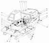 Toro 56125 (7-25) - 7-25 Rear Engine Rider, 1984 (4000001-4999999) Ersatzteile BODY ASSEMBLY