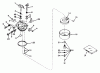 Toro 56125 (7-25) - 7-25 Rear Engine Rider, 1984 (4000001-4999999) Ersatzteile CARBURETOR NO. 631449