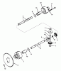 Toro 56125 (7-25) - 7-25 Rear Engine Rider, 1984 (4000001-4999999) Ersatzteile DIFFERENTIAL ASSEMBLY NO. 44-7300