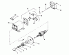Toro 56125 (7-25) - 7-25 Rear Engine Rider, 1986 (6000001-6999999) Ersatzteile 12 VOLT ELECTRIC STARTER NO. 33606