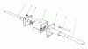 Toro 56125 (7-25) - 7-25 Rear Engine Rider, 1986 (6000001-6999999) Ersatzteile DIFFERENTIAL ASSEMBLY