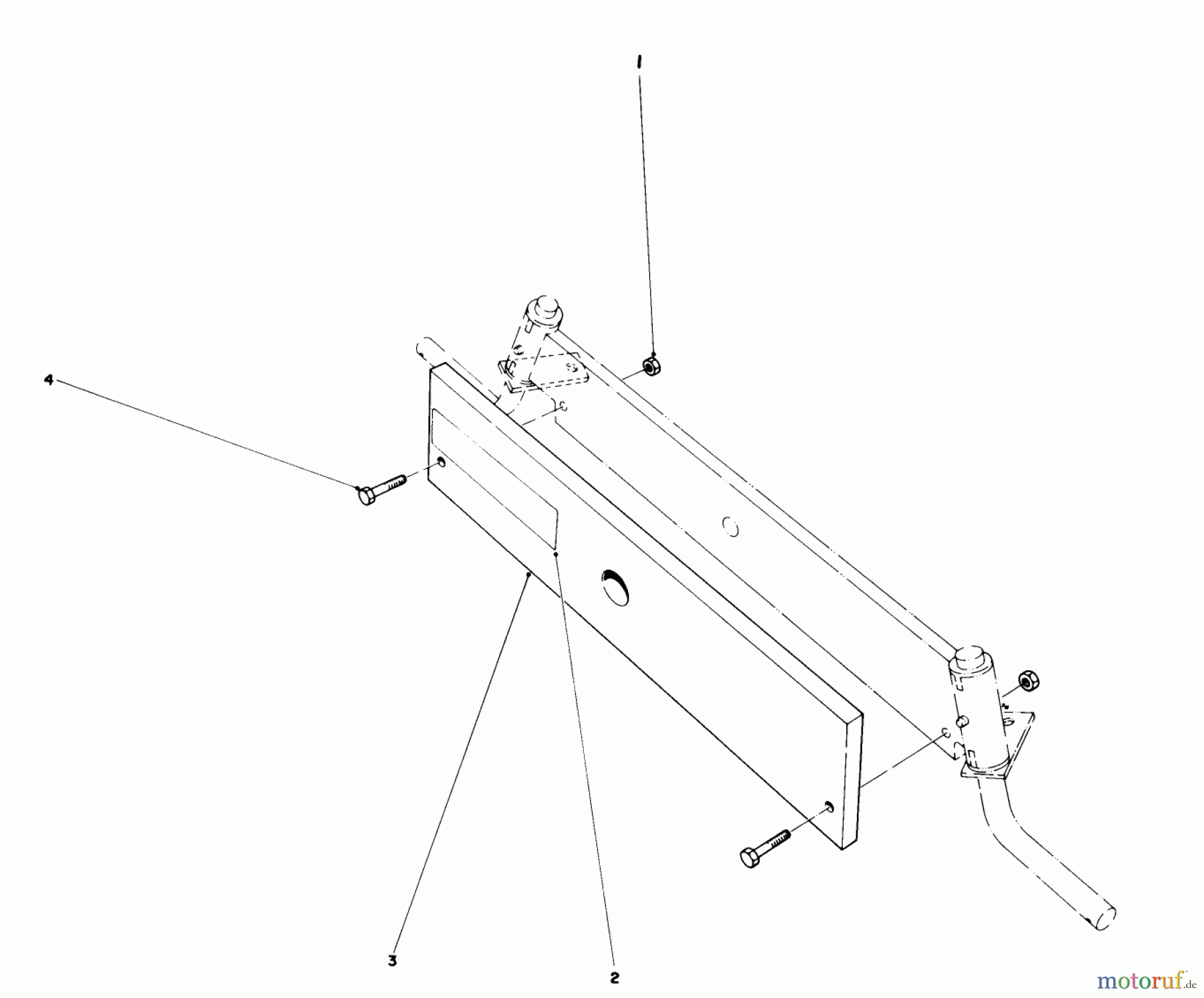 Toro Neu Mowers, Rear-Engine Rider 56125 (7-25) - Toro 7-25 Rear Engine Rider, 1987 (7000001-7999999) COUNTERWEIGHT ASSEMBLY