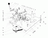 Toro 56125 (7-25) - 7-25 Rear Engine Rider, 1987 (7000001-7999999) Ersatzteile ENGINE PLATE AND SHIFT ASSEMBLY