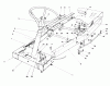 Toro 56125 (7-25) - 7-25 Rear Engine Rider, 1987 (7000001-7999999) Ersatzteile FRAME ASSEMBLY