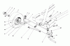 Toro 56125 (7-25) - 7-25 Rear Engine Rider, 1987 (7000001-7999999) Ersatzteile FRONT AXLE ASSEMBLY