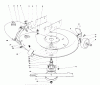 Toro 56125 (7-25) - 7-25 Rear Engine Rider, 1987 (7000001-7999999) Ersatzteile MOWER HOUSING ASSEMBLY