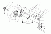 Toro 56127 (7-25) - 7-25 Rear Engine Rider, 1988 (8000001-8999999) Ersatzteile FRONT AXLE ASSEMBLY