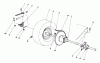 Toro 56127 (7-25) - 7-25 Rear Engine Rider, 1988 (8000001-8999999) Ersatzteile REAR AXLE ASSEMBLY