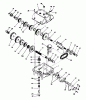 Toro 56127 (7-25) - 7-25 Rear Engine Rider, 1988 (8000001-8999999) Ersatzteile TRANSMISSION MODEL 700-025