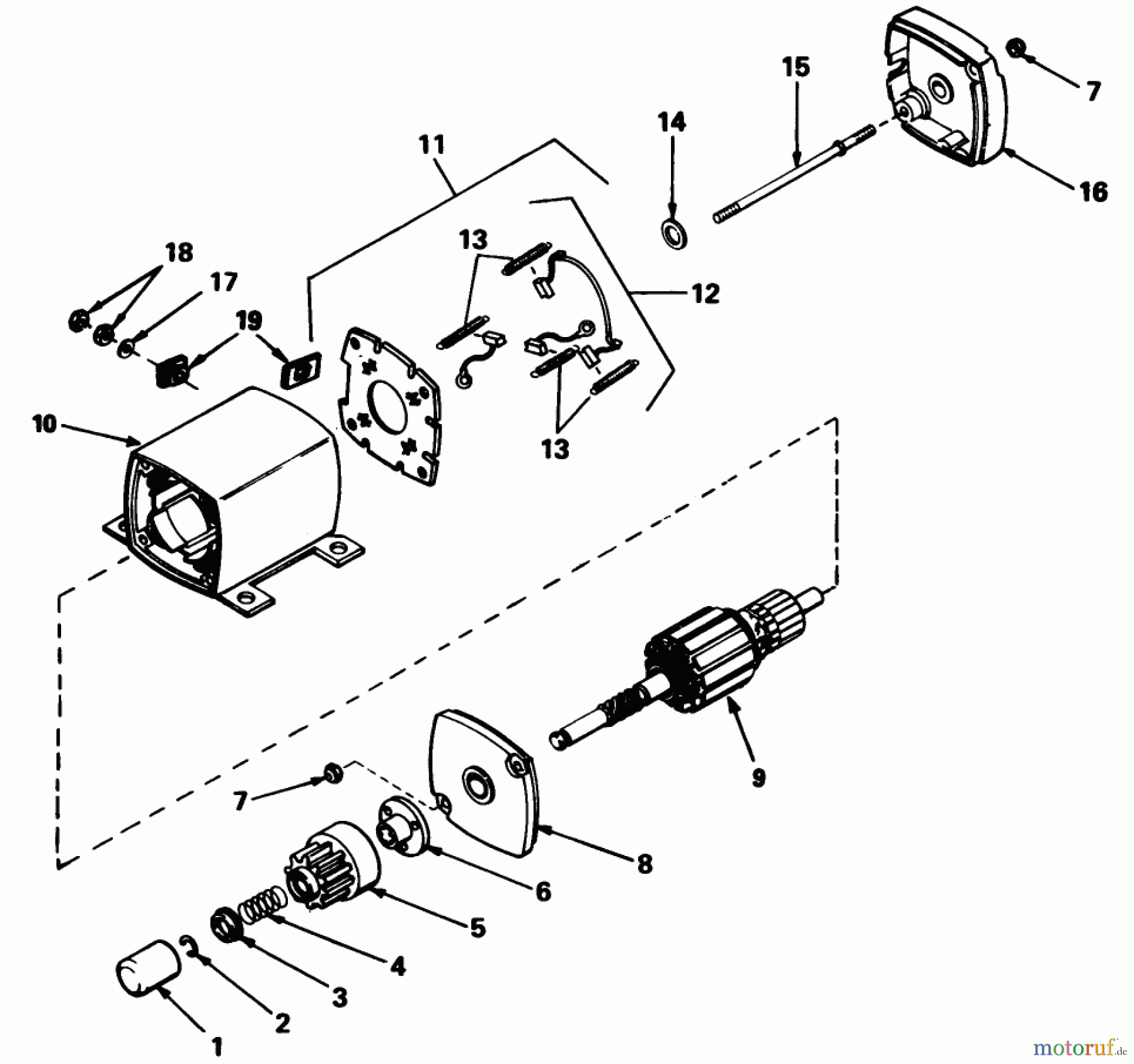 Toro Neu Mowers, Rear-Engine Rider 56128 (8-25) - Toro 8-25 Rear Engine Rider, 1989 (9000001-9999999) 12 VOLT ELECTRIC STARTER NO. 33605