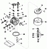 Toro 56128 (8-25) - 8-25 Rear Engine Rider, 1989 (9000001-9999999) Ersatzteile CARBURETOR NO. 632238
