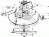 Toro 56128 (8-25) - 8-25 Rear Engine Rider, 1989 (9000001-9999999) Ersatzteile CUTTING UNIT ASSEMBLY