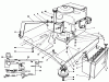 Toro 56128 (8-25) - 8-25 Rear Engine Rider, 1989 (9000001-9999999) Ersatzteile ENGINE ASSEMBLY