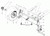 Toro 56128 (8-25) - 8-25 Rear Engine Rider, 1989 (9000001-9999999) Ersatzteile FRONT AXLE ASSEMBLY