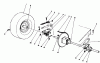 Toro 56128 (8-25) - 8-25 Rear Engine Rider, 1989 (9000001-9999999) Ersatzteile REAR AXLE ASSEMBLY