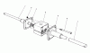 Toro 56132 (8-25) - 8-25 Recycler Rider, 1992 (2000001-2999999) Ersatzteile DIFFERENTIAL ASSEMBLY