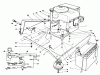 Toro 56132 (8-25) - 8-25 Recycler Rider, 1992 (2000001-2999999) Ersatzteile ENGINE ASSEMBLY