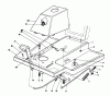 Toro 56132 (8-25) - 8-25 Recycler Rider, 1992 (2000001-2999999) Ersatzteile FRONT BODY ASSEMBLY
