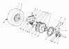 Toro 56132 (8-25) - 8-25 Recycler Rider, 1992 (2000001-2999999) Ersatzteile REAR AXLE ASSEMBLY