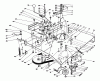 Toro 56132 (8-25) - 8-25 Recycler Rider, 1992 (2000001-2999999) Ersatzteile TRANSMISSION & LINKAGE ASSEMBLY
