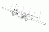 Toro 56132 (825) - 825 Recycler Rider, 1991 (1000001-1999999) Ersatzteile DIFFERENTIAL ASSEMBLY