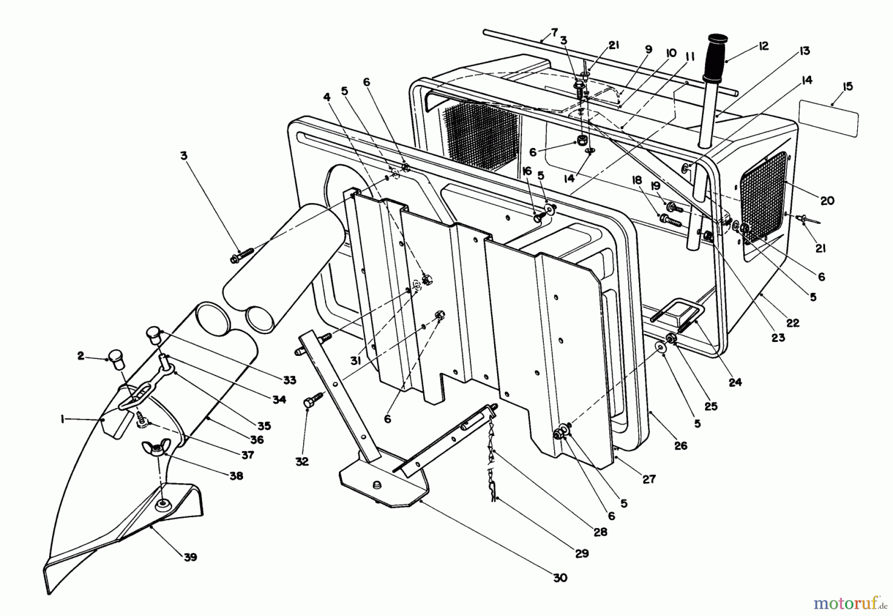Toro Neu Mowers, Rear-Engine Rider 56132 (825) - Toro 825 Recycler Rider, 1991 (1000001-1999999) EASY EMPTY BAGGING KIT MODEL 59047 (OPTIONAL)