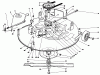 Toro 56133 (8-25) - 8-25 Rear Engine Rider, 1991 (1000001-1999999) Ersatzteile CUTTING UNIT ASSEMBLY