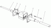 Toro 56133 (8-25) - 8-25 Rear Engine Rider, 1991 (1000001-1999999) Ersatzteile DIFFERENTIAL ASSEMBLY