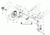 Toro 56133 (8-25) - 8-25 Rear Engine Rider, 1991 (1000001-1999999) Ersatzteile FRONT AXLE ASSEMBLY