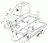 Toro 56133 (8-25) - 8-25 Rear Engine Rider, 1991 (1000001-1999999) Ersatzteile FRONT BODY ASSEMBLY