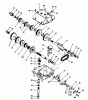 Toro 56133 (8-25) - 8-25 Rear Engine Rider, 1991 (1000001-1999999) Ersatzteile TRANSMISSION PEERLESS MODEL 700-025
